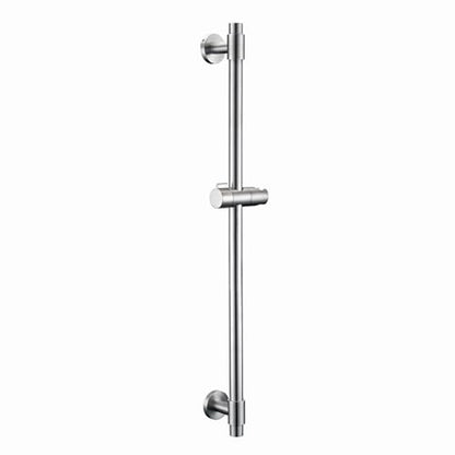 Shower Slide Bar 30-Inch with Adjustable Handheld Shower Head Holder for Bathroom Wall Mount SUS 304 Stainless Steel Brushed Nickel Finish