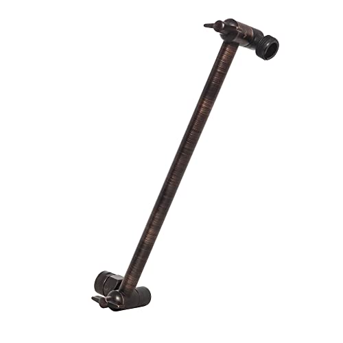 SparkPod 11" Extension Arm, Adjustable Height & Angle, Oil-Rubbed Bronze | Adjustable Height & Angle, Sturdy Lock, Universal Connection, Transform your showers into rain shower experience - color: 4 - Vintage Oil-Rubbed Bronze, style: 11 Inch Adjustable