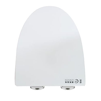 SouNor Easy Install and Clean Elongated Toilet Seat Soft Closing UF Material Durable Heavy Duty Top Fixing,White.