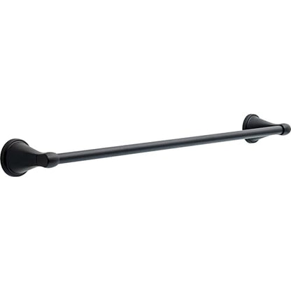 Delta Faucet Becker (1-Pack) 24" Bathroom Towel Rack/Bar, Matte Black, Wall Mounted BCK24-MB - color: Matte Black