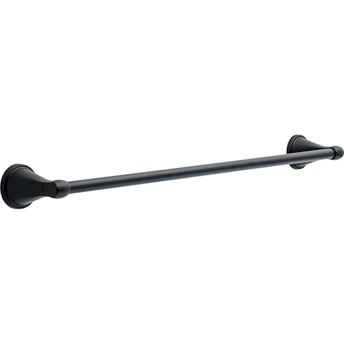 Delta Faucet Becker (1-Pack) 24" Bathroom Towel Rack/Bar, Matte Black, Wall Mounted BCK24-MB - color: Matte Black
