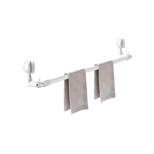 Towel Bar for Bathroom Wall Mounted,Adjustable No Drill Towel Rack,Rustproof Towel Holder,Retractable Drying Rack for Clothes,Space-Saving Towel Hanger for Closet,Bedroom,Balcony,20-34in
