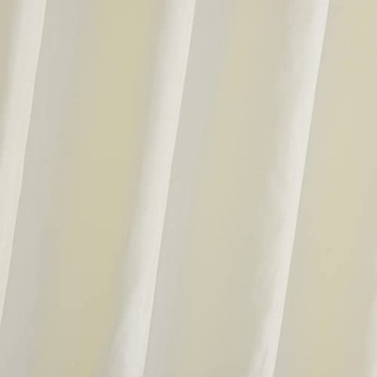 Waterproof Nylon Fabric Shower Curtain or Liner Machine Washable & Breathable 72x72inch (Standard Size) Ivory 1 Panel