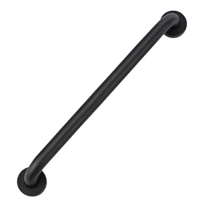 supregear Grab Bars for Wall, Bathroom Shower Handle for Seniors, 1 Inch Diameter 201 Stainless Steel Safety Hand Rail, Wall Mounted Toilet Bathtub Support, Black Finish, 24 Inch - size: 20 Inch