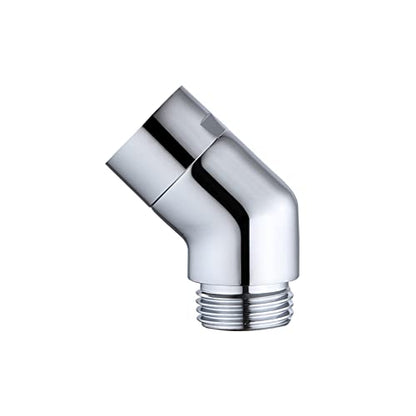 Shower Head Elbow Adapter, Shower Arm Elbow Adapter for Hand Showers and Wall-mounted Showers，Shower Arm Extension (135degree） - color: 135degree