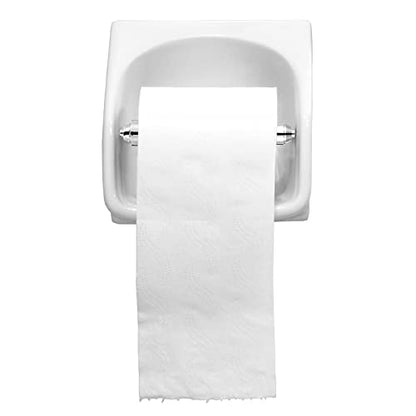 Shappy 4 Pcs Universal Toilet Paper Holder Replacement Rod Spring Loaded Plastic Retractable Paper Replacement Rod Toilet Tissue Roll Holder Insert for Bathroom Home Fixture Accessories (Silver) - color: Silver