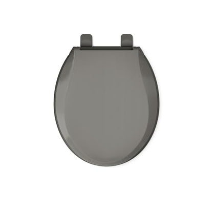 KOHLER 4639-RL-NY Cachet ReadyLatch Round Toilet Seat Soft Close, Thunder Grey - color: Thunder Gray, size: Round