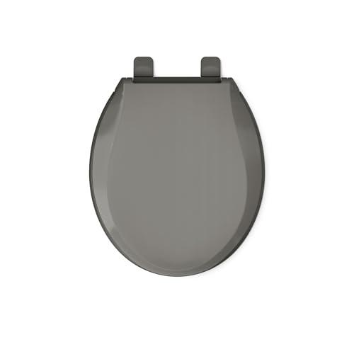 KOHLER 4639-RL-NY Cachet ReadyLatch Round Toilet Seat Soft Close, Thunder Grey - color: Thunder Gray, size: Round