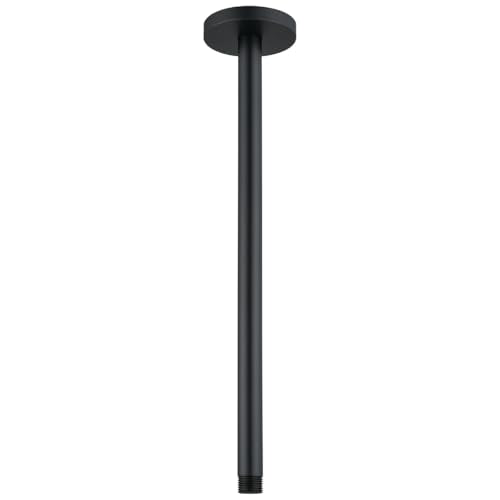 RANDOM Shower Arm with Flange,16 Inches Ceiling Mount Shower Head Extension Arm Straight Arm Ceiling-Mounted For Fixed Shower Head,Matte Black.RD91038-16MB - color: 16″ Matte Black(Round Flange)