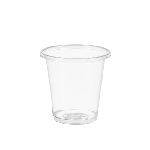 Jaluxing 500 Pack 3.5 OZ Clear Plastic Cups, Small Disposable Mouthwash 3.5 Ounce Bathroom Cups (Formerly FULING) - style: 3.5 OZ.