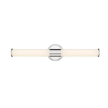 ML Lighting 2221-CH Trumann 1-Light Vanity, LED Polished Chrome - color: Polished Chrome, size: 24-Inch