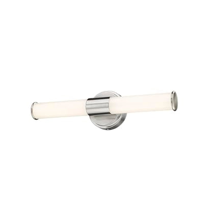 ML Lighting 2220-BN Trumann 1-Light Vanity, LED Brushed Nickel - color: Brushed Nickel, size: 18-Inch