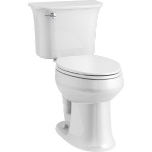 KOHLER K-4774-96 Brevia Elongated Toilet Seat with Quick-Release Hinges And Quick-Attach Hardware For Easy Clean, Biscuit - color: Biscuit, size: Elongated