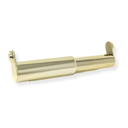 Standard Toilet Paper Holder Extender, Gold | Extra-Large Rolls Perfect for Double, Triple Rolls in Regular or Ceramic Bathroom wall Holders - color: Gold