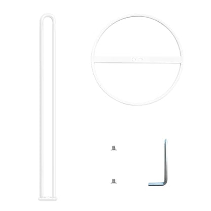 Toilet Paper Holder Stand, OBODING, White Freestanding Toilet Paper Holder for Storing 3 Rolls of Toilet Papers (White) - color: White