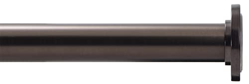 Ivilon Tension Curtain Rod - Spring Tension Rod for Windows or Shower, 16 to 24 Inch. Oil Rubbed Bronze ORB - color: Oil Rubbed Bronze