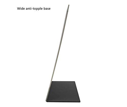 Marketing Holders Acrylic Easel Mirror 9" x 12" Slant Back Portable Plexiglass Countertop L Shaped Stand Perfect for Professional and Home Use Makeup or Hair Styling - size: 12"L x 9"W