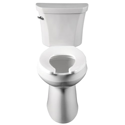 BEMIS 955SSCT 047 Commercial Heavy Duty Open Front Toilet Seat without Cover will Never Loosen & Reduce Call-backs, Round, Plastic, Black - color: Black, size: Round