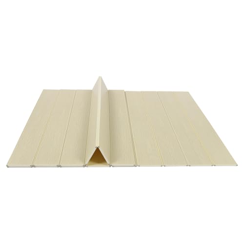 63x31.5in Bathtub Tray, Foldable Bathtub Cover Bath Insulation Cover, PVC Dustproof Shutter Bath Lid Cover Fit Most Tubs, Can Hold Wine Glass, Books, Tablets, Cellphones,Wood Grain - color: Wood Grain, size: 63x31.5in
