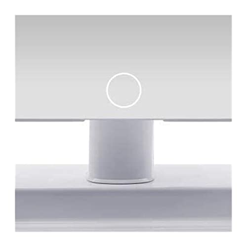 Foldable Makeup Mirror, Vanity with 32 Dimmable LED Lights with Wide-Angle t-Button Screen and Countertop Adjustable