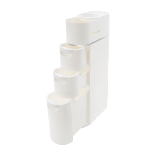 30.9 in Narrow Bathroom Floor Cabinet with 3 Drawers for Bathroom | Freestanding Storage Cabinet Tall White ABS Slim Storage Cabinet for Kitchen, Bedroom & Small Spaces - size: 30.9 In