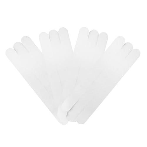 ABOOFAN 12pcs Waterproof Anti-Slip Strips for Bathtubs and Showers Adhesive Bath Safety Tape Non-Slip Treads for Bathroom Flooring and Stairs - size: 12 pcs