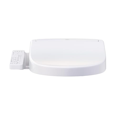 TOTO® WASHLET® S2 Electronic Bidet Toilet Seat with Instantaneous Water Heating, PREMIST and EWATER+ Wand Cleaning, Elongated, Cotton White - SW3346#01 - color: Cotton White, size: Elongated