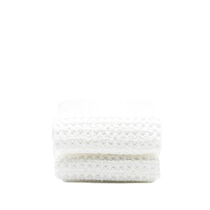 Sedona Waffle Hand Towels – 410 GSM 100% Cotton, Set of 2, Lightweight, Quick-Drying & Textured Towels, White - color: White, style: Hand Towel (Set of 2)