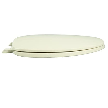 Centoco Elongated Toilet Seat, Residential, Top Mount Plastic Hinge, Bone | Plastic, Closed Front, Cover, Made in the USA, 600-106 - color: Bone, size: Elongated, style: Closed Front / Made in the USA