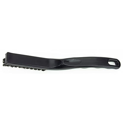 SPARTA Detail Brush Grout Brush, Crevice Brush with Hanging Hole for Bathroom, Kitchens, Countertop, Plastic, 9 Inches, Black - color: Black, size: 9 Inches