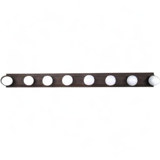 Nuvo Lighting 60/1287 Eight Light Racetrack Vanity - color: Bronze/Dark, size: 8Lt Vanity Strip