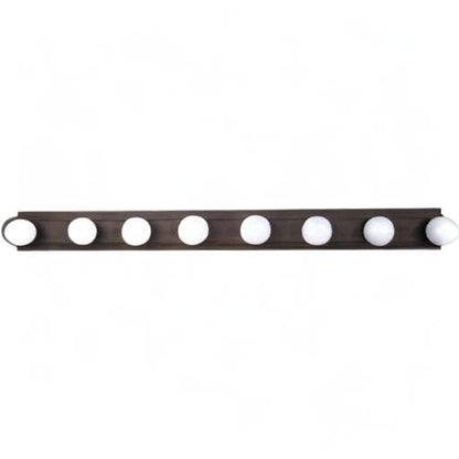 Nuvo Lighting 60/1287 Eight Light Racetrack Vanity - color: Bronze/Dark, size: 8Lt Vanity Strip