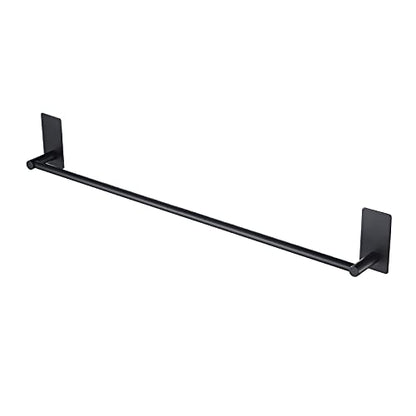 KES Bathroom Towel Bar Usable Length 24-Inch Adhesive Hand Towel Holder No Drill Wall Mounted SUS 304 Stainless Steel Matte Black, A7000S60B-BK - color: Matte Black, size: 23.6-Inch