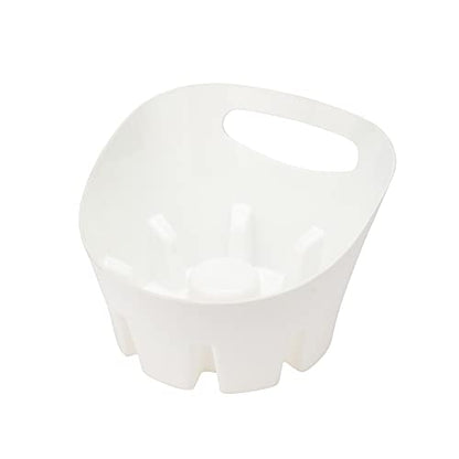 JS Jackson Supplies Universal White Plastic Drip Tray for Toilet Plunger - color: White