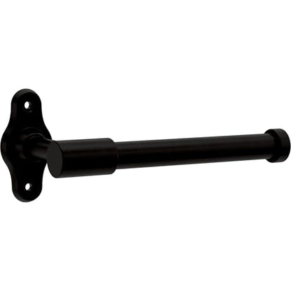 Franklin Brass Calloway (1-Pack) Toilet Paper Holder Matte Black Euro Tissue Roll Holder Single Post Toilet Tissue Holder Wall Bathroom Accessories Bath Organization/Storage CLWY51-MB - color: Matte Black