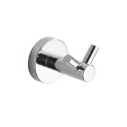 Wall Hook Stainless Steel Adhesive Mount for Bathroom Tile and Glass, Drill-Free Holder for Wet Towels and Robes (1 Piece) - size: 2.64 x 1.97 x 1.65 in
