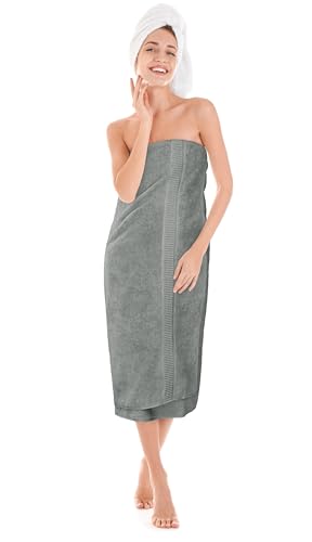 Utopia Towels Luxurious Jumbo Bath Sheet 2 Piece, 600 GSM, 35 by 70 Inches, 100% Ring Spun Cotton, Highly Absorbent and Quick Dry Extra Large Bath Towel, Super Soft Towel, Cool Grey - color: Cool Grey, size: 2 Piece Bath Sheet