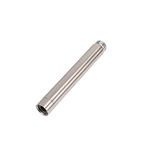Shower Head Extension Arm, Shower Extender Water Outlet- Lowers Existing, Shower Pipe Extension for Bathroom, Made of Solid Metal Stainless Steel(4 Inch, Brushed Nickel) - color: Brushed Nickel, style: 4 Inch