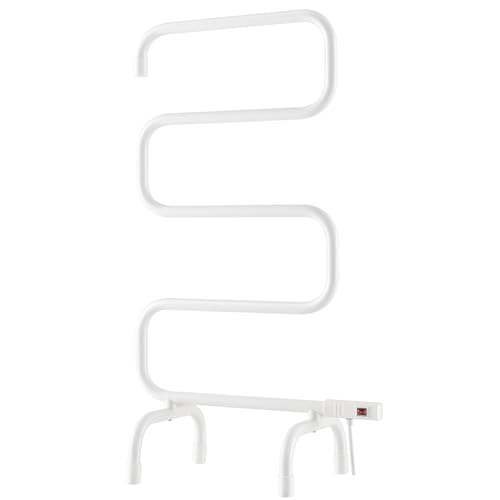 ARLIME Towel Warmer and Drying Rack, Electric Heated Washcloth Warmer, Wall Mount & Free Standing Towel Heater for Bathroom, 100W