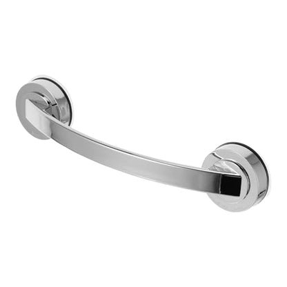 Zerodeko Suction Grab Bars for Shower 12 Inch Chrome Suction Shower Handles for Elderly Bathroom Safety Handrail Wall-Mounted Silver Grab Bar for Glass Doors