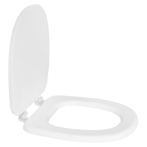 Soft Foam Toilet Seat Cushion Padded and Oval Toilet Seat Cover Thick White U-shaped Soft Cushion Bathroom and Rv Use