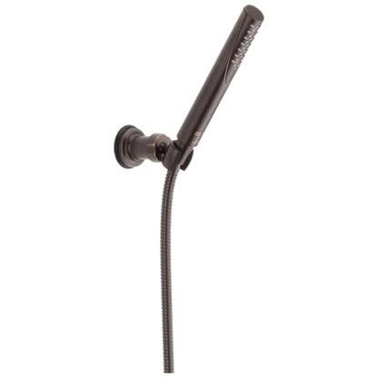 Delta Faucet Trinsic Single Spray Wall-Mount Hand Shower, Hand Held Shower with Hose, Oil Rubbed Bronze Handheld Shower Head, Slide Bar Hand Shower, Handheld Shower, Venetian Bronze 55085-RB - color: Venetian Bronze