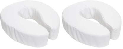 Essential Medical Supply Padded Toilet Riser, Plastic, 2" (Pack of 2) - size: 2 Inch (Pack of 2)