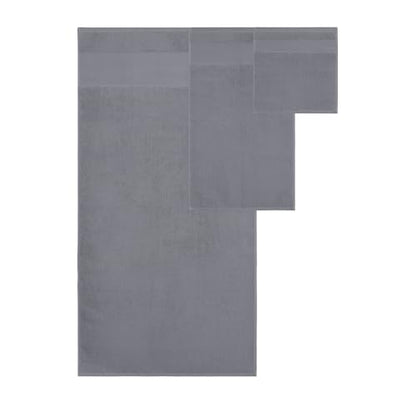 Modern Threads Air Cloud 6-Piece Towel Set - 100% Zero-Twist Cotton, 500 GSM, Quick Dry & Plush, Charcoal - color: Charcoal, size: 6 Pcs Towel Set