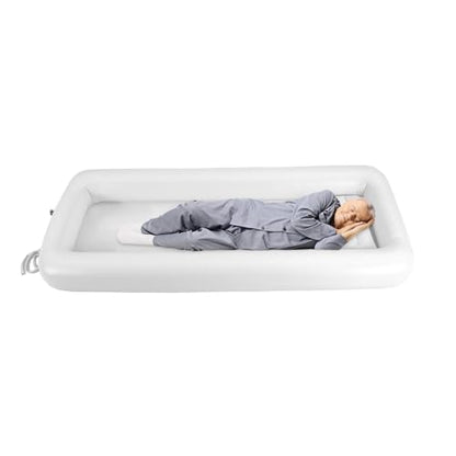 Medical Inflatable Bathtub Portable Bed Electric air Pump Water Bag air Cushion Next to The Bathtub Suitable for Disabled, Elderly, bedridden Patients, Elderly, Disabled People