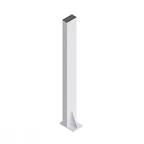 HEALTHCRAFT P.T. Rail Floor Mast, Floor-Mounted Support - White | Freestanding floor mast