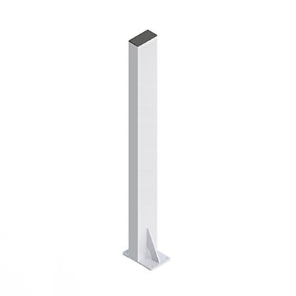 HEALTHCRAFT P.T. Rail Floor Mast, Floor-Mounted Support - White | Freestanding floor mast