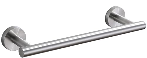 SEIDO 18 Inch Brushed Nickel Towel Bar for Bathroom Wall, One-Piece No-Assembly Kitchen Towel Holder Rod, SUS 304 Stainless Steel Towel Rack Wall Mounted, 16" Hanging Length, Complete Mounting Kit - color: Brushed Nickel, size: 18 Inch