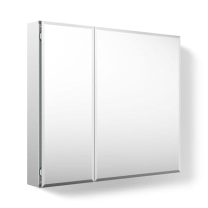 Kohler CB-CLC3026FS Bathroom Medicine Cabinet with Mirror, Beveled Mirror Doors, Adjustable Shelves, Rectangular Beveled Edge, 30 in. W x 26 in. H - size: 30 in. x 26 in., style: Beveled Edge