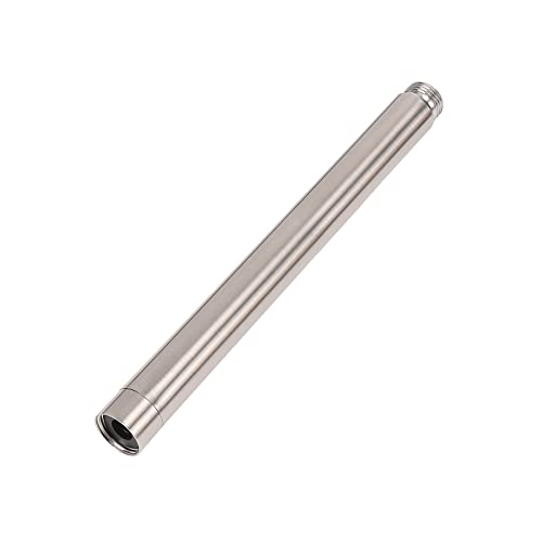 Shower Head Extension Arm, Shower Extender Water Outlet- Lowers Existing, Shower Pipe Extension for Bathroom, Made of Solid Metal Stainless Steel(10 Inch, Brushed Nickel) - color: Brushed Nickel, style: 10 Inch